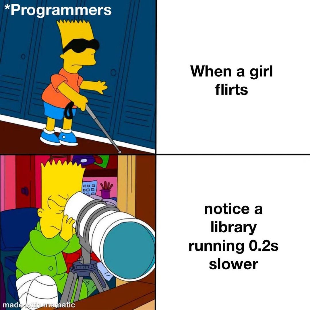 programmers when a girl flirts