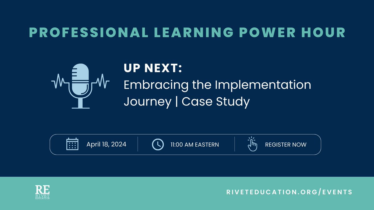 Hear the firsthand experience of a multi-year implementation journey studied by Rivet. @Mount Horeb Area School District partnered with @cesa2wi to implement Bridges of Mathematics.
Register now! us02web.zoom.us/webinar/regist…