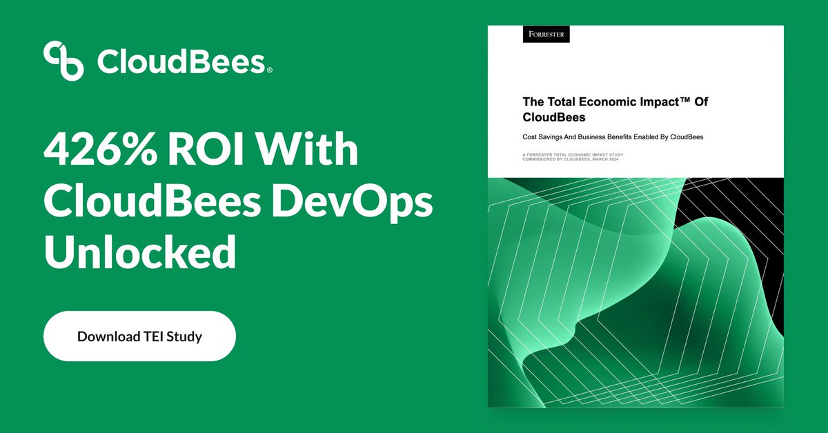 Unlock the efficiency and savings with CloudBees! The Total Economic Impact™ (#TEI) of CloudBees study shows how. Don’t wait, see the stats for yourself! Download now 👇#ForresterTEI #CloudBeesImpact cloudbees.com/c/forrester-re…