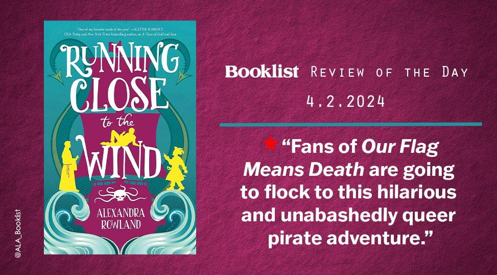 #ReviewoftheDay | RUNNING CLOSE TO THE WIND by @_alexrowland | @torbooks | bit.ly/4azVkIG