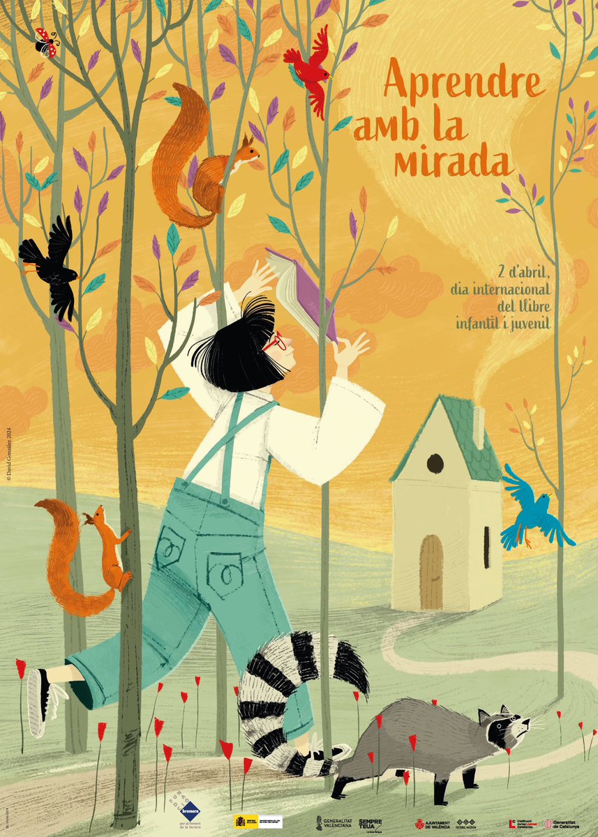 La <a href="/fundaciobromera/">Fundació Bromera per al Foment de la Lectura</a> ha publicat un cartell meravellós de David González per a celebrar el #DiaInternacionaldelLlibreInfantiliJuvenil, amb el lema «Aprendre amb la mirada».

Comença #abril, el mes del llibre i la lectura per excel·lència.