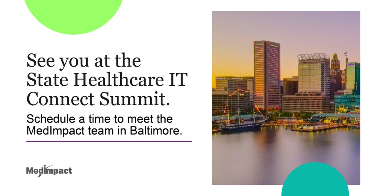 If you’re attending the State Health IT Connect Summit, be sure to meet our team and learn how MedImpact partners with state #Medicaid programs lower costs, improve care, and deliver a better experience. okt.to/hjVoZO #wearemedimpact #atruepartner #healthcare