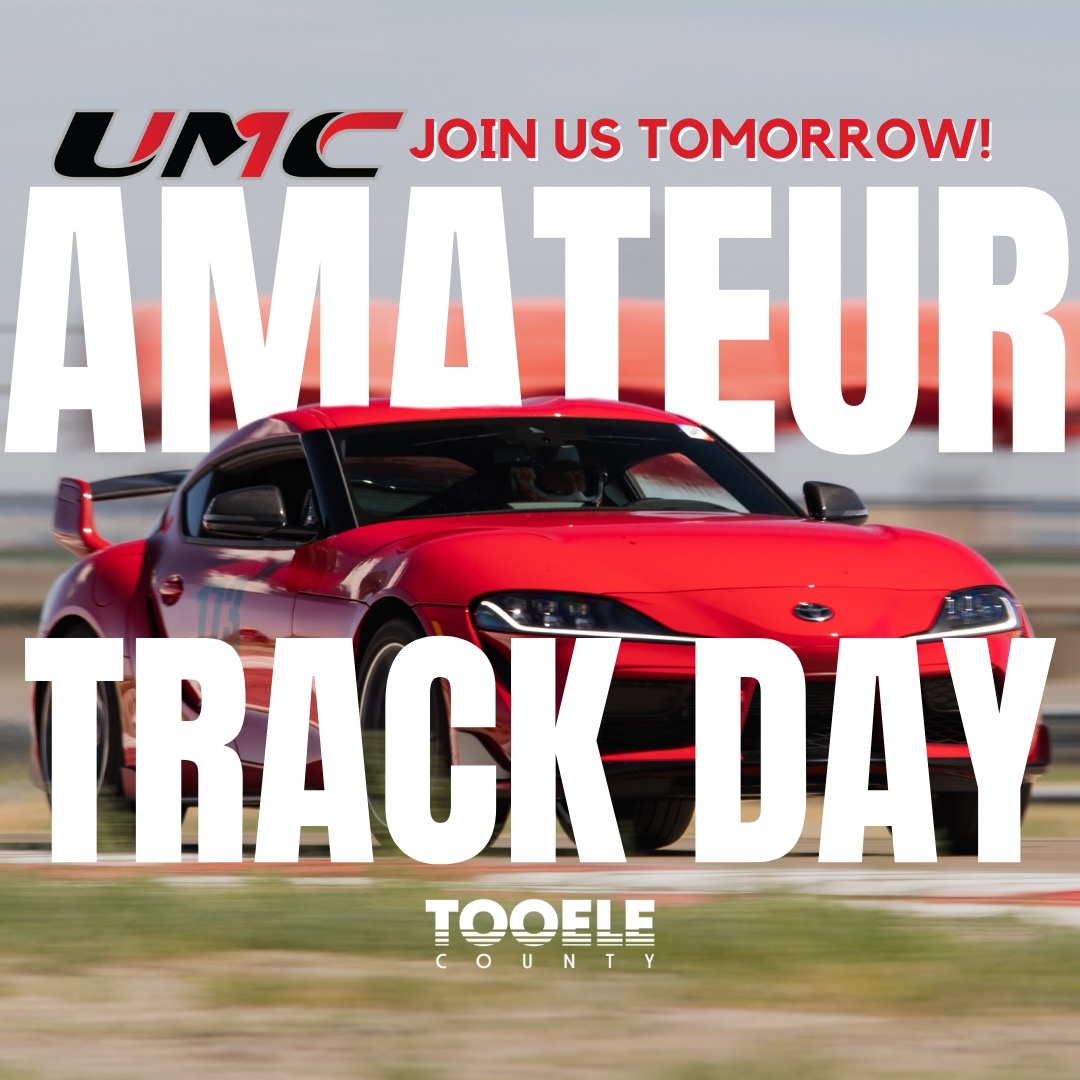 Will you join us tomorrow for an Amateur Track Day (ATD)? What is ATD? Amateur Track Days (ATD) is a unique program presented by Utah Motorsports Campus that allows enthusiasts to drive their street or race-prepared car at speed on our racetrack in a non-competitive environme...