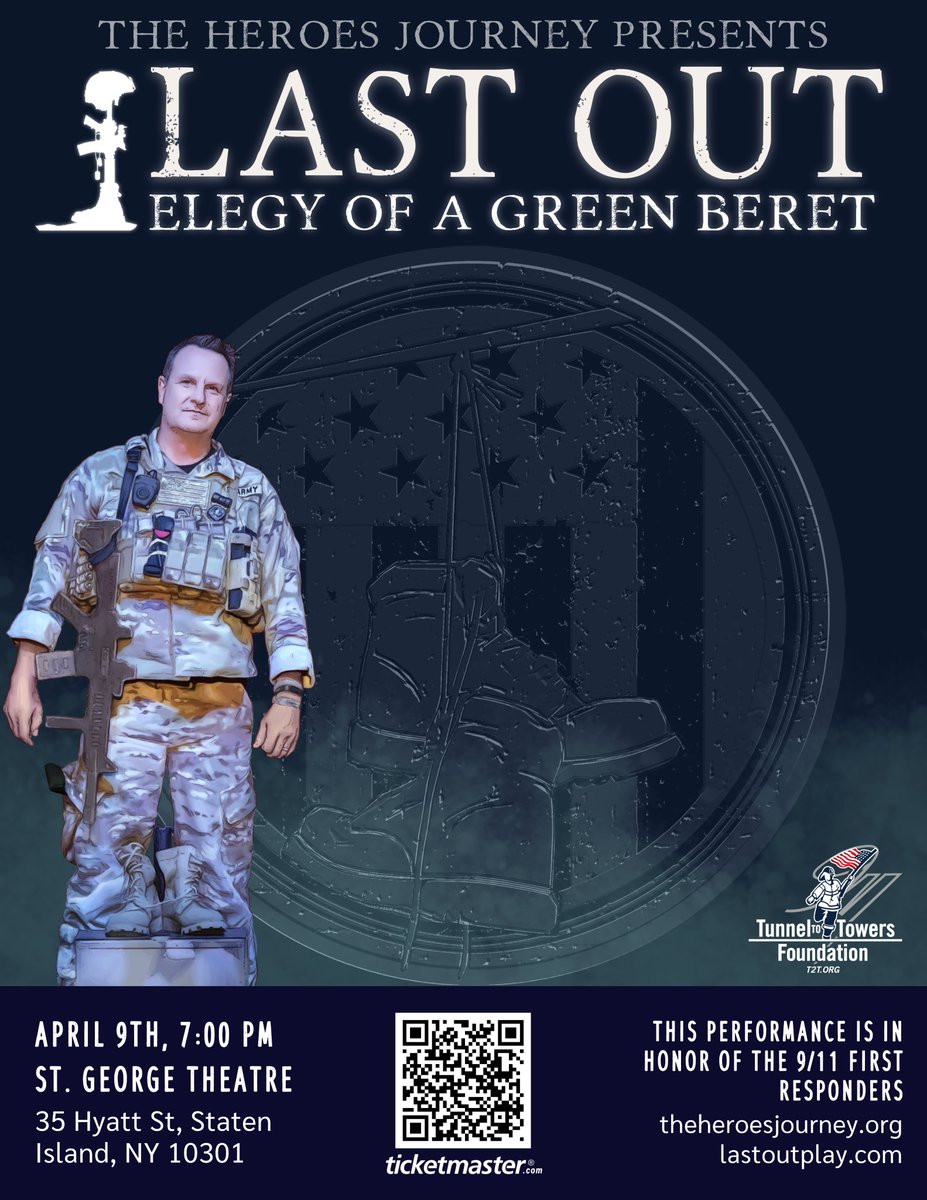 Storytelling is as cathartic as it is entertaining. @RooftopLeader's all-veteran and military-connected cast delivers an eerily realistic glimpse into every service member’s three-front war; the war downrange, the war at home, and the war within. @lastoutplay is exactly what this…
