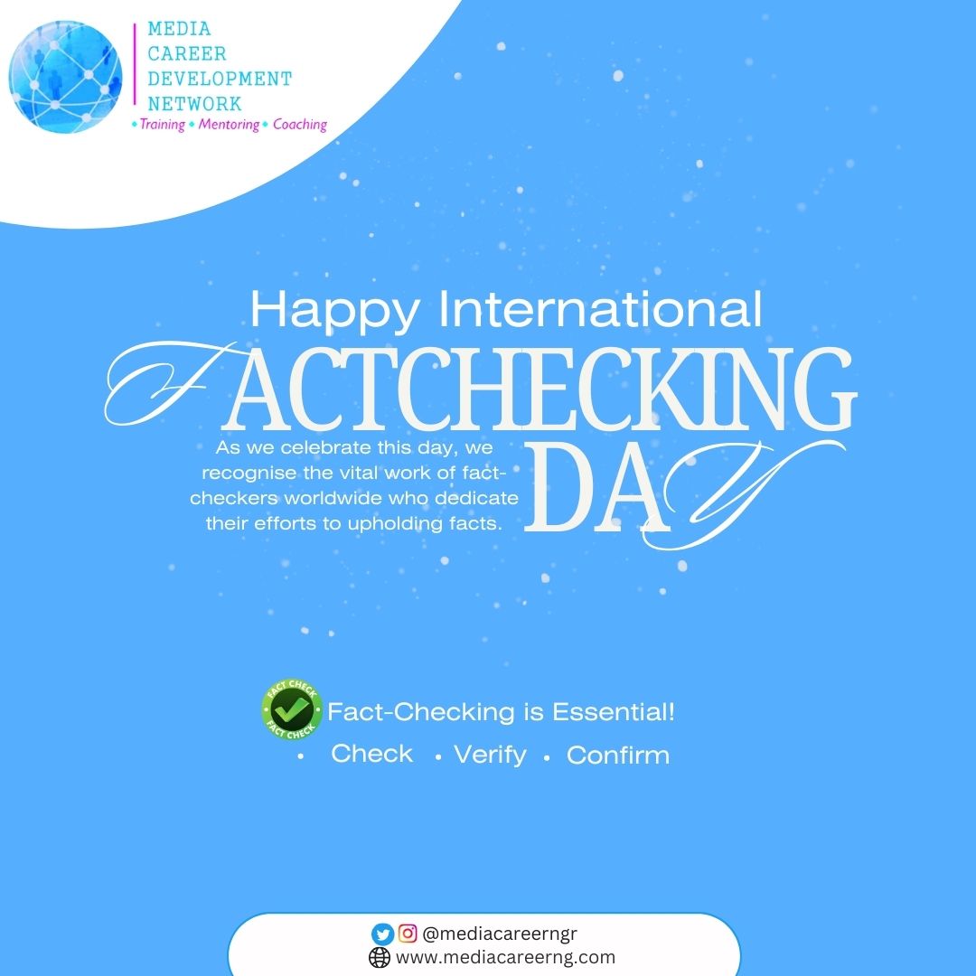 We commend the Fact-Check publications by @dubawaNG @AfricaCheck_NG @NVAFactchecks @FactC_Africa @thefactcheckhub @Roundcheck @zeechecks