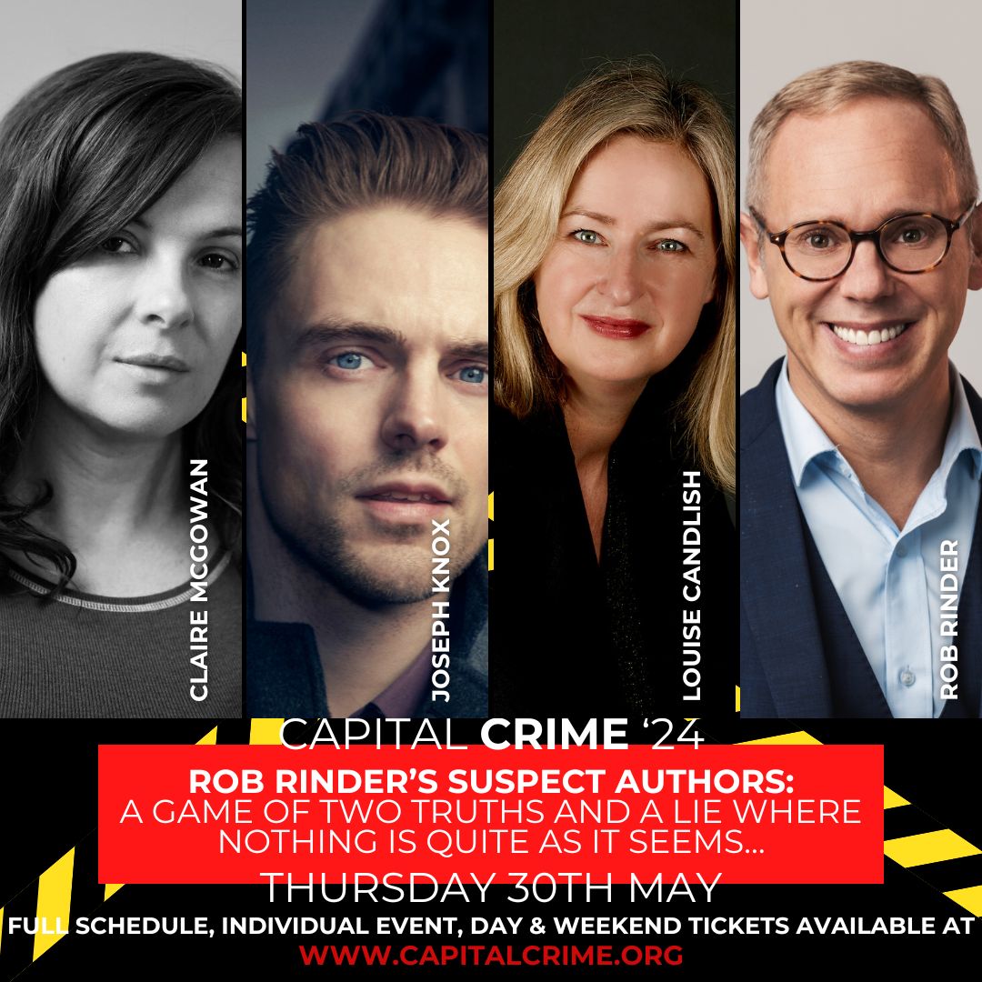 Are you coming to Capital Crime? This will be a little different from other panels - bit of a fun twist! #capitalcrime24