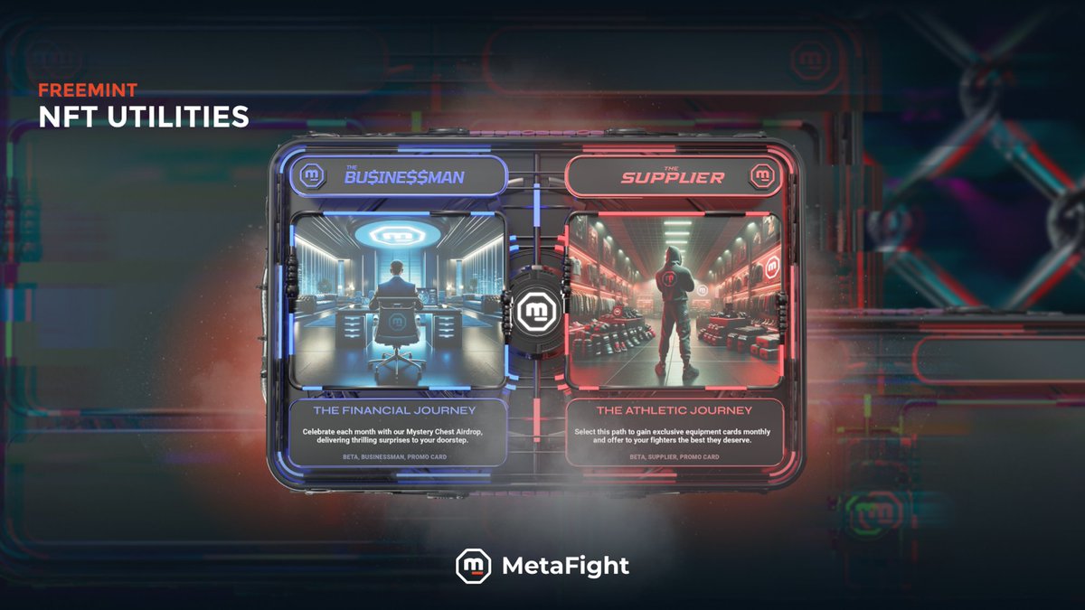 As our MetaFight mint is now completed, it's time to reveal what's next for our holders: Burning, Career choices, airdrops, bonuses, and much more! Let's find out more about it: 👇🧵