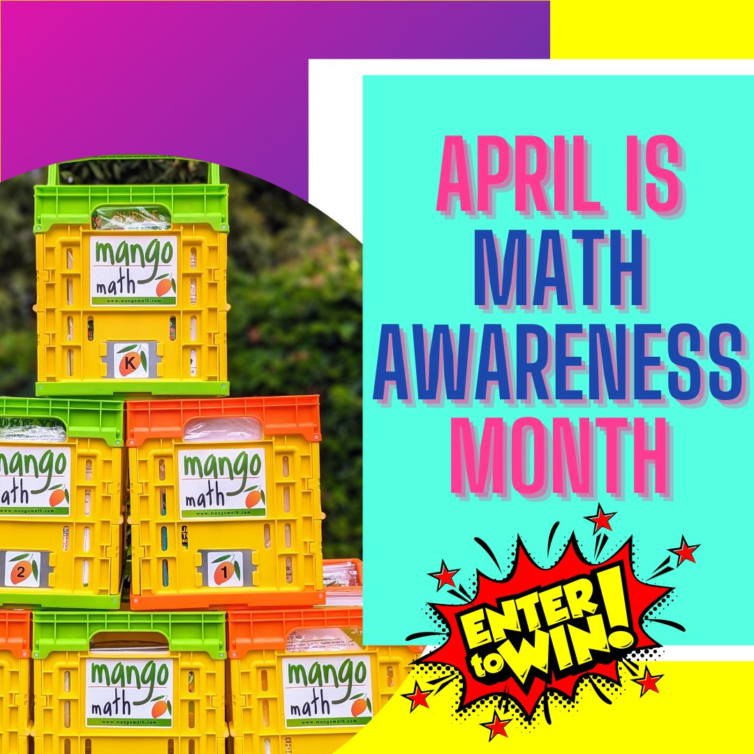 April is #Math Awareness Month! 🔥 We're thrilled to announce our Mango Math Grade Level Kit Giveaway! 🔥 Enter here: stemfinity.com/pages/stem-giv… Entries must be received by April 30th! #MathAwarenessMonth #Giveaway #MangoMath #MathIsFun