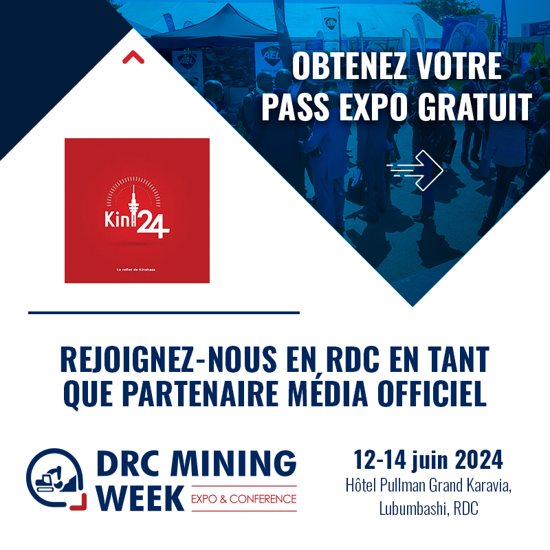 🚨Nous sommes heureux de vous annoncer l'arrivée de notre partenaire média Kin24 TV-FM.🚨

🙏🏾Nous tenons à remercier chaleureusement Kin24TV de leur participation ainsi que leurs engagements envers la croissance et le développement durable de l’exploitation minière.🌟

#DMW2024