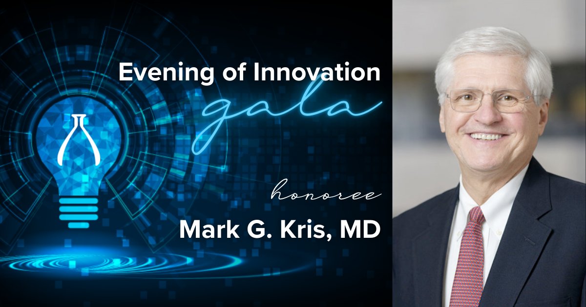 LCRF announces its 9/24 Evening of Innovation gala honoree, Dr. Mark G. Kris of @MSKCancerCenter. Dr. Kris exemplifies the spirit of LCRF to improve the lives of those with #LungCancer through research. Read about this tireless visionary & advocate: LCRF.org/gala-article