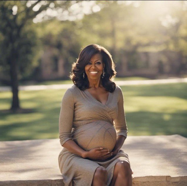 Finally indisputable evidence that Michelle Obama did in fact have at least one child. Sorry this was a breaking story that I meant to post yesterday.