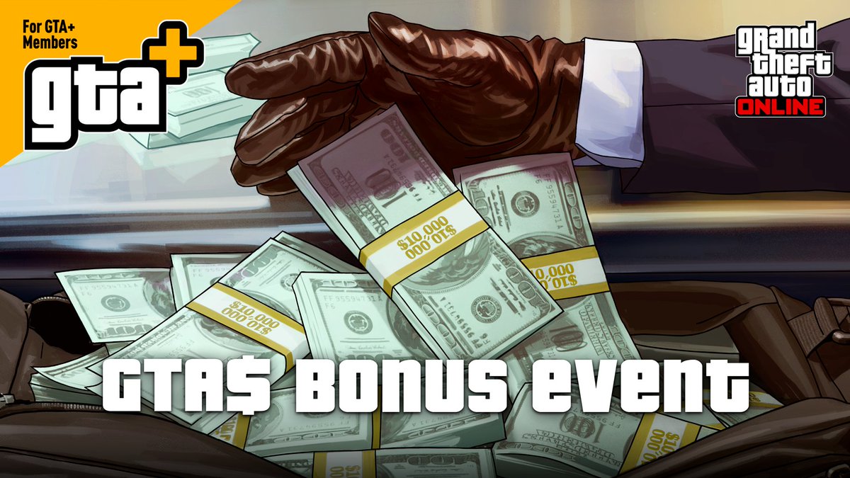 From April through August, GTA+ Members get an extra bonus GTA$1M every month — delivered alongside their usual GTA$500,000 — with even more benefits on the way. Get the most out of your GTA Online experience on PS5 and Xbox Series X|S with GTA+: rsg.ms/916275a