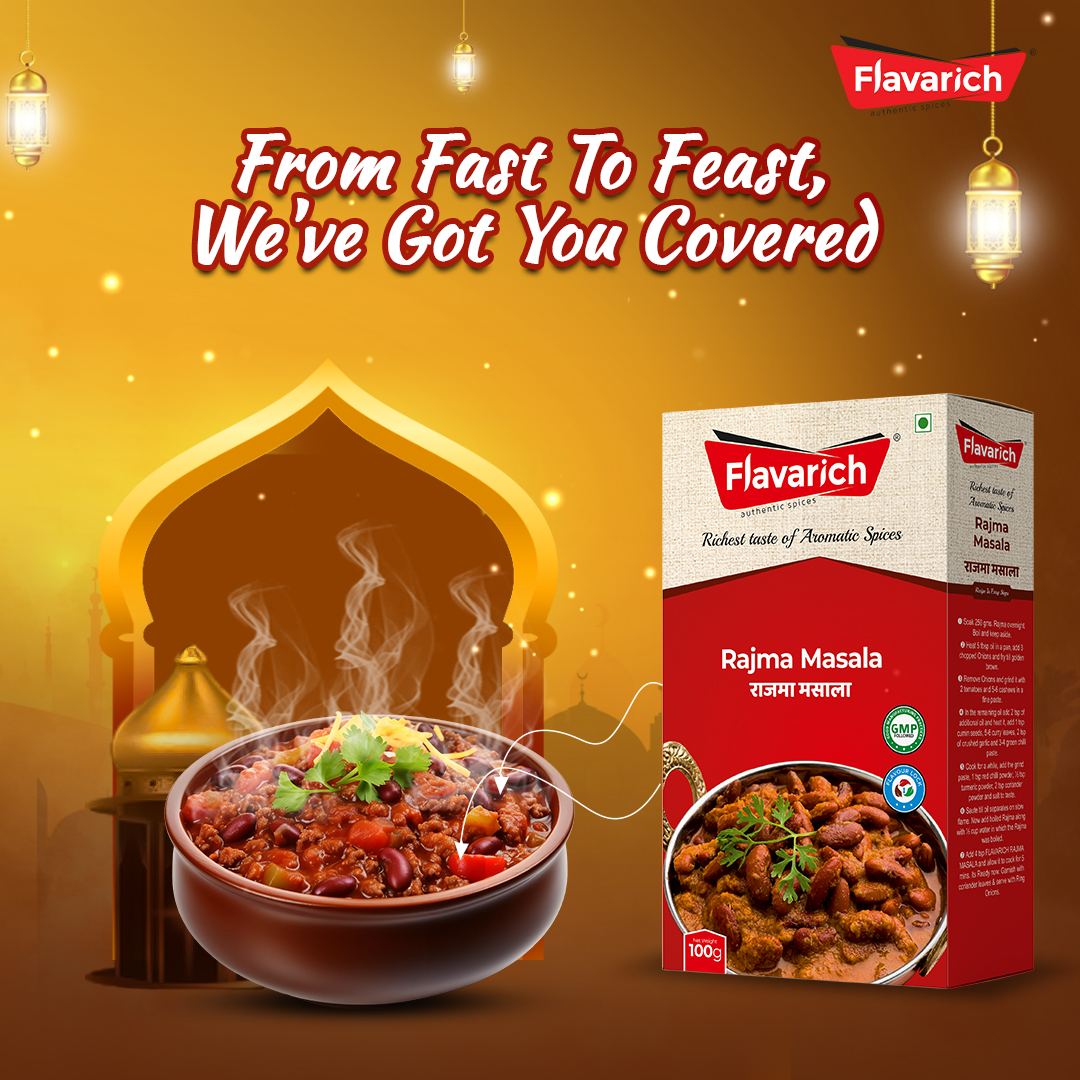 Add a mouth-watering and authentic taste to your dishes🤤 By preparing your meals using Flavarich Masala😍 #SoFlavarich #Flavarich #FlavarichSpices #Spices #Masala #IndianSpices #IndianMasala #FlavarichRajmaMasala #RajmaMasala #Rajma #Taste #Dawat #Masala #Iftar #Sehri #Feast