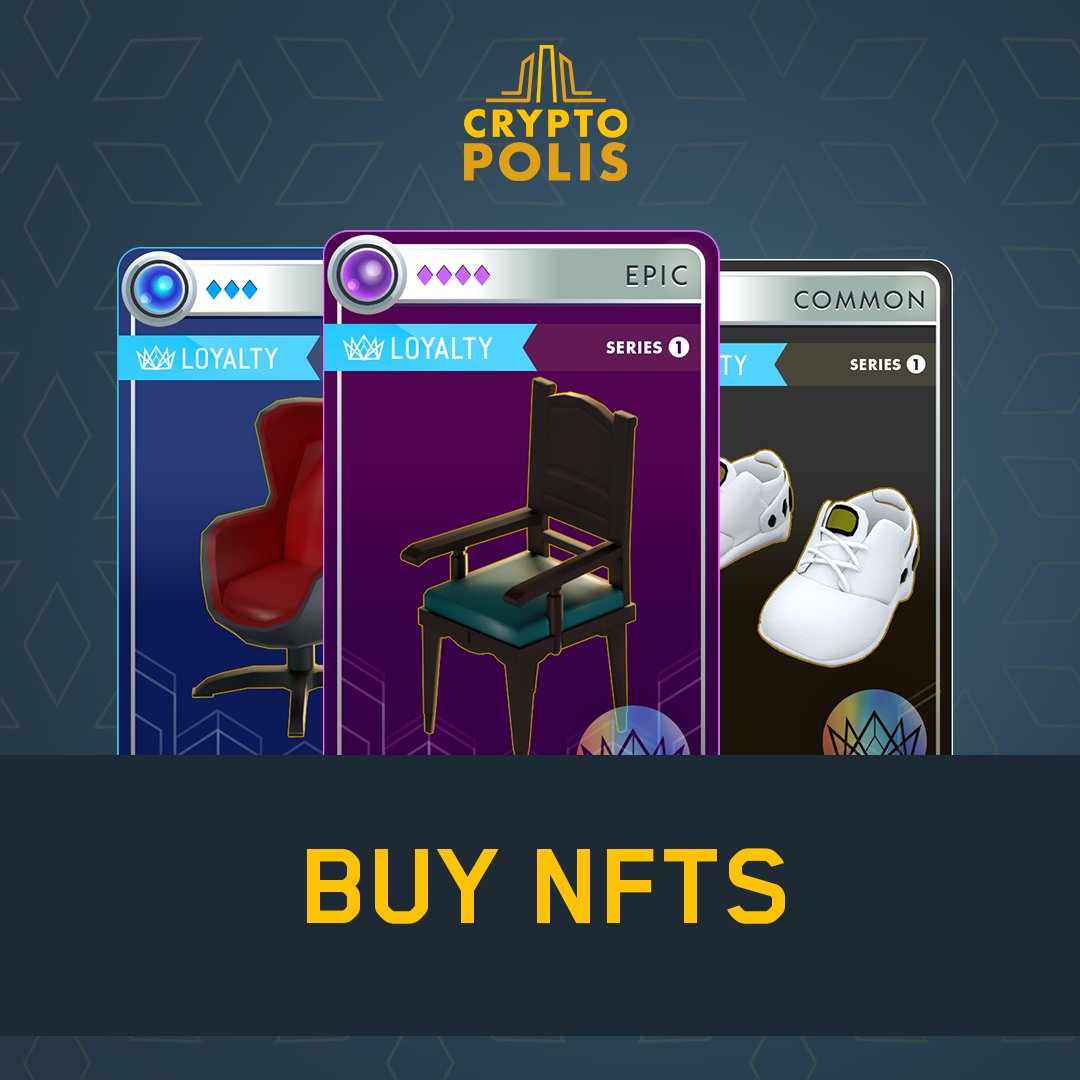 Do you need to make your room more fitting to your style? 😎 We have a lot of NFTs that will make your room the hottest one in the Tower. ✨ #cryptopolisgame #nft #cryptogaming