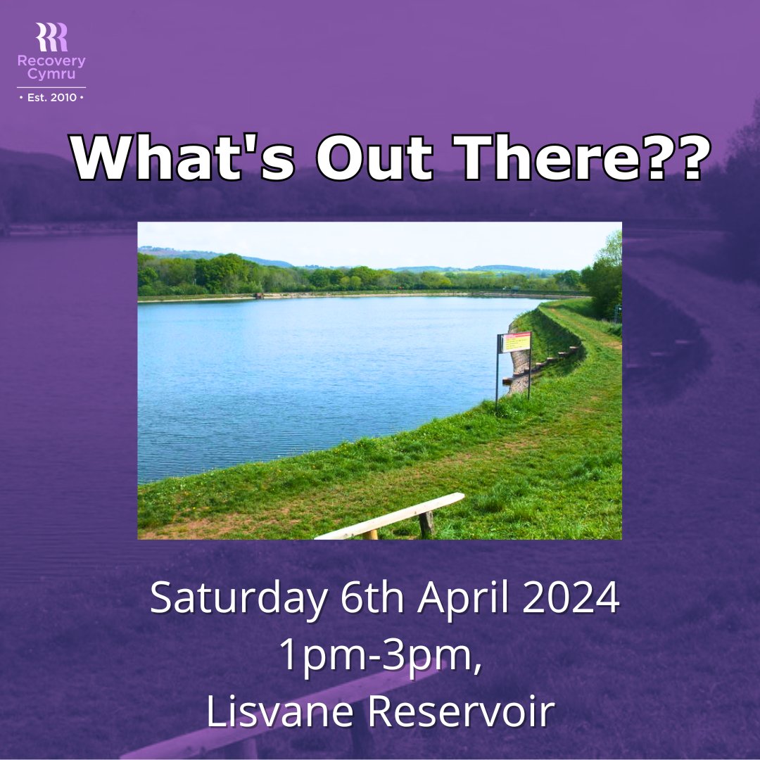 RecoveryCymru's tweet image. Join us this Saturday for our &apos;What&apos;s Out There&apos; activity!

 We&apos;ll be taking a scenic stroll around Lisvane Reservoir. Don&apos;t miss this opportunity to explore the great outdoors! For more info email at katedger@recoverycymru.org.uk. See you there! #CommunityActivity #RecoveryCymru