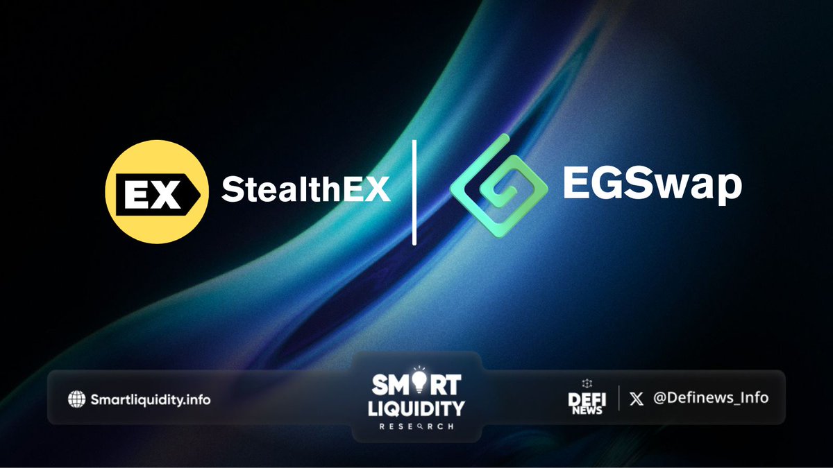 🧿 @StealthEX_io has been partnered with @EGSwap 🧿 Swap tokens easily on #EVM chains without registrations or complications with #EGSwap platform 🔥 Revenue sharing 🔥 Token burn from each trade 🔥 Lowest trading fees in the #DeFi space 🔽 VISIT egswap.exchange…