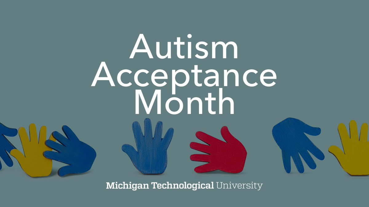 Join us in celebrating Autism Acceptance Month! 💙 Learn more about the annual observance throughout April, along with resources and support available to Huskies. ⤵️ mtu.news/XmWv50R5a49