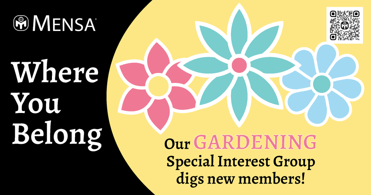 #GardenMonth us.mensa.org/sigs