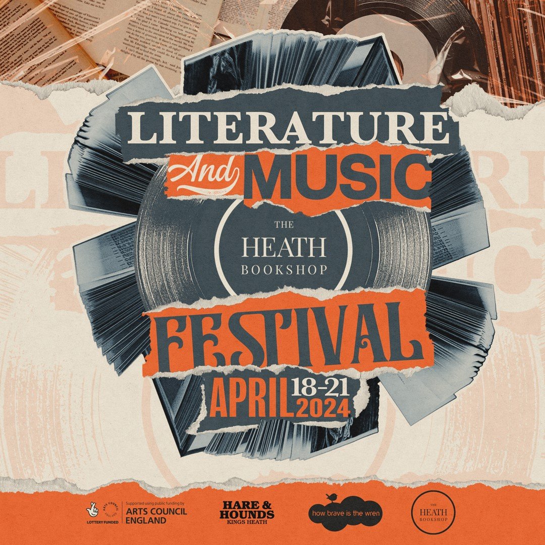 A reminder we'll be @hareandhounds in Birmingham this month for this new festival... FRI 19th 6pm: @MrRichardNorris 8pm: Lias Saoudi Both in conversation w/ @DanielDylanWray SAT 20th 3pm: @DanielRachel69 & @paulineblackOBE Tickets for all events at the-heath-bookshop.eventcube.io