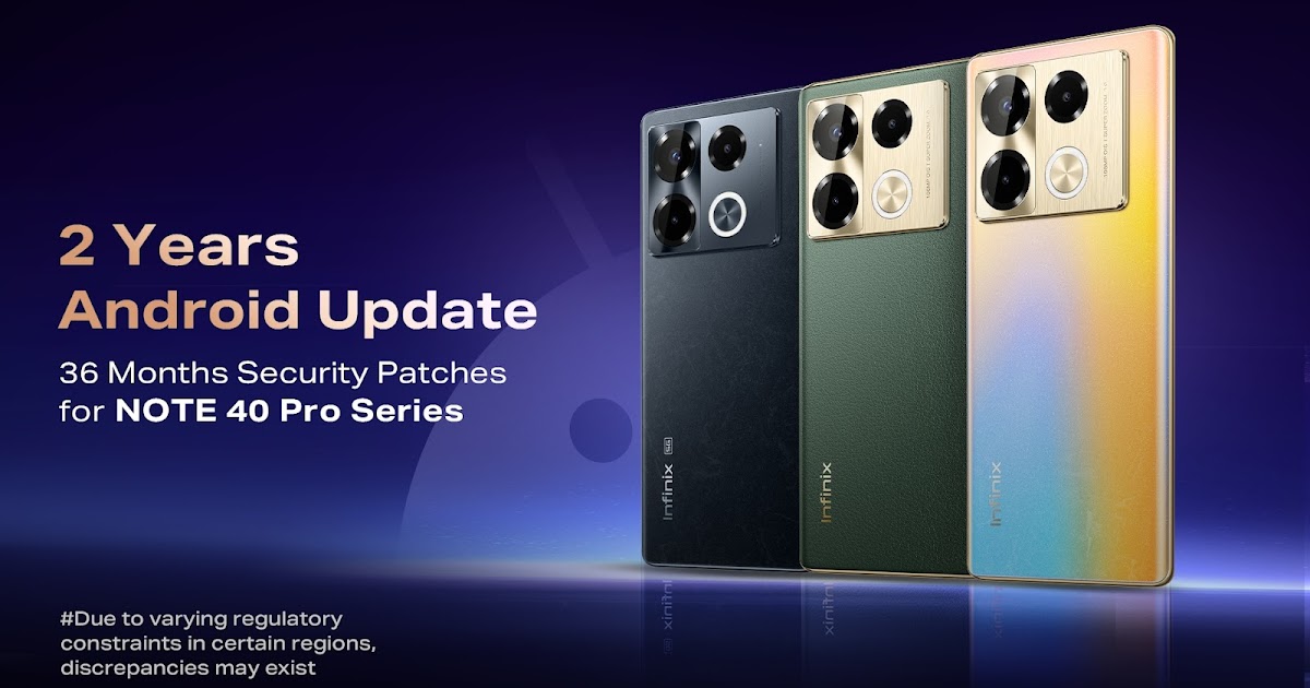 Infinix Announces Groundbreaking Software Update Commitment For Note 40 Pro Series dlvr.it/T4yWwl