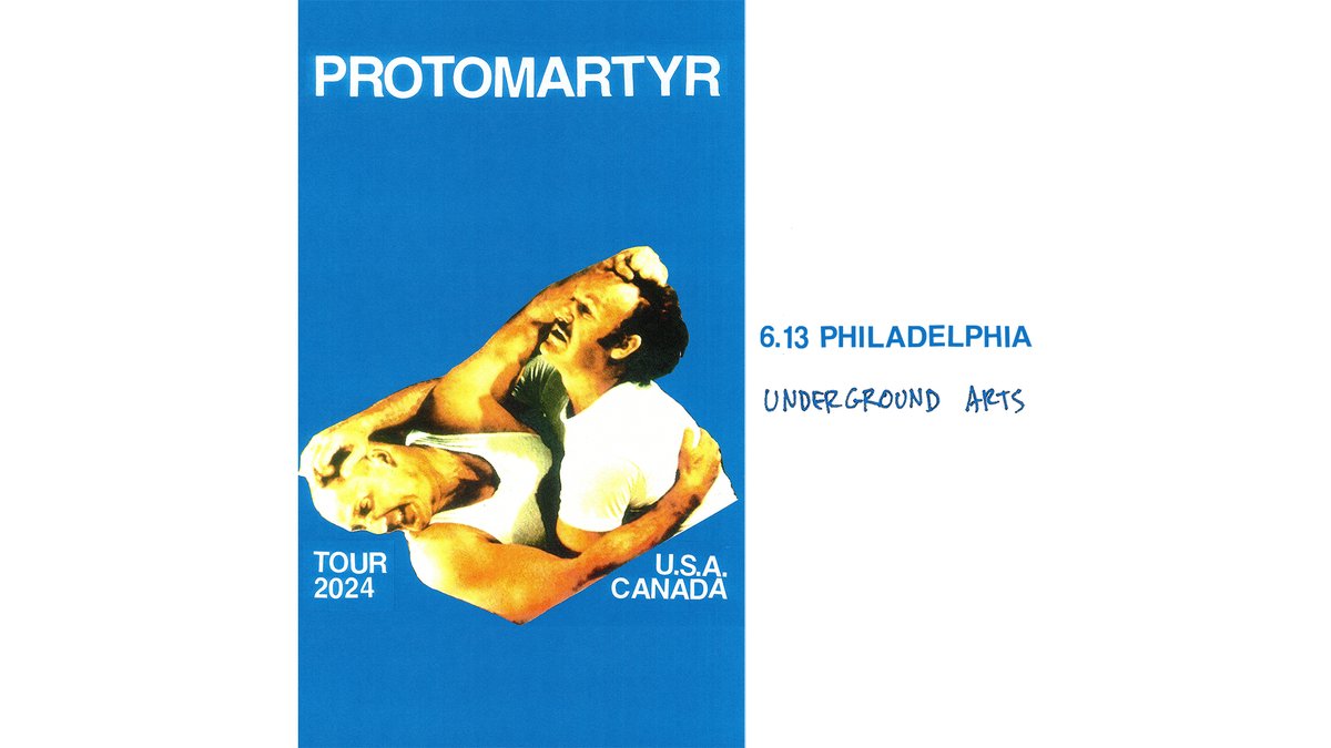 **Just Announced**
Protomartyr - Detroit's preeminent post-punk purveyors return to the stage on June 13 💢
-
Tickets on sale Friday at 10am