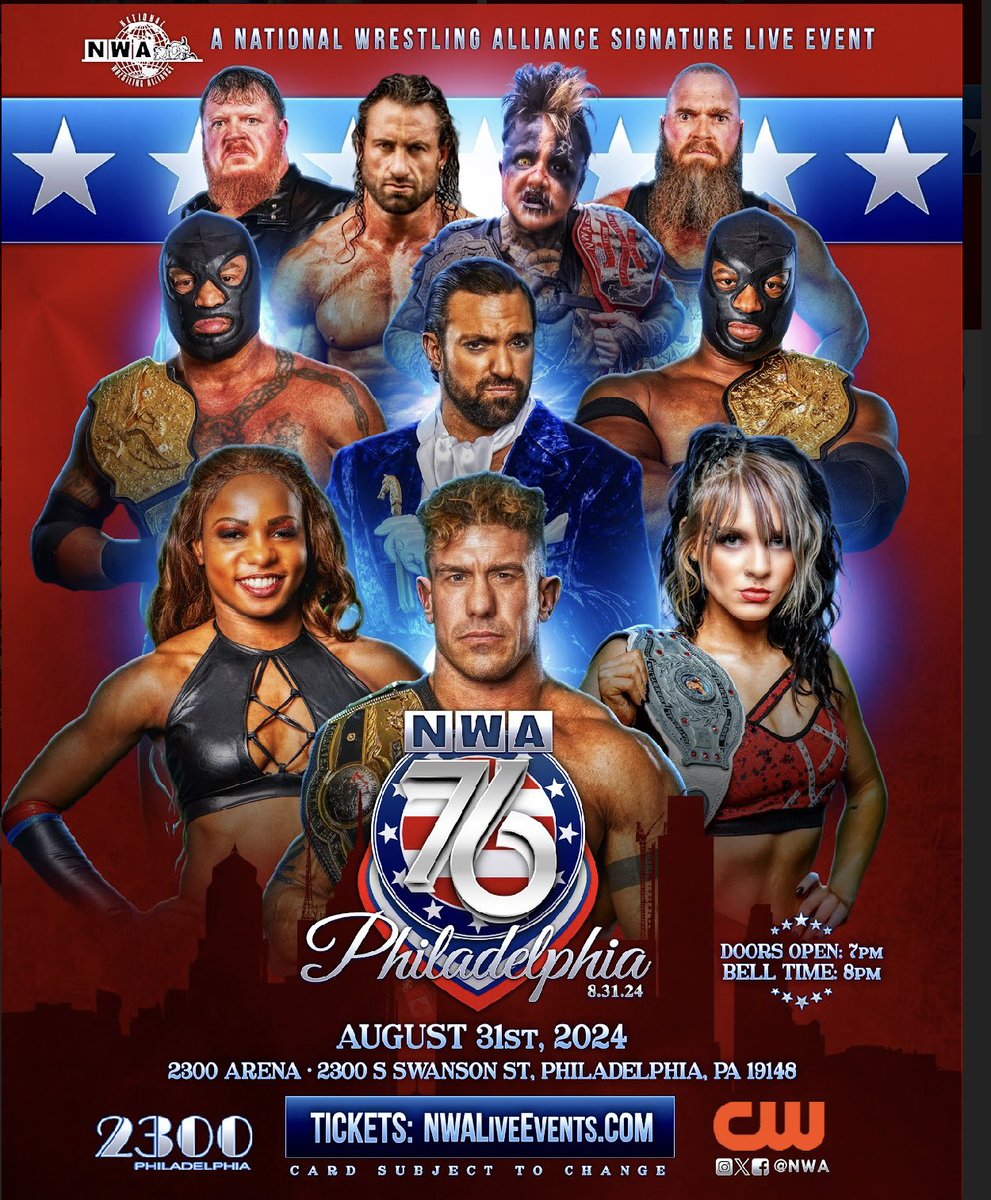 . @nwa returning to Philly for first time in 30 years.