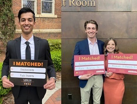 Let’s put it on the map📍 From  #Match2024 here are some of our incoming residents #matchday pics.

Quick fun fact - This year we matched with 15 different US states and 1 international country 🗺️🤩

#Rushexcellence #rushanesthesia #WhoNeedsDivisionSignals