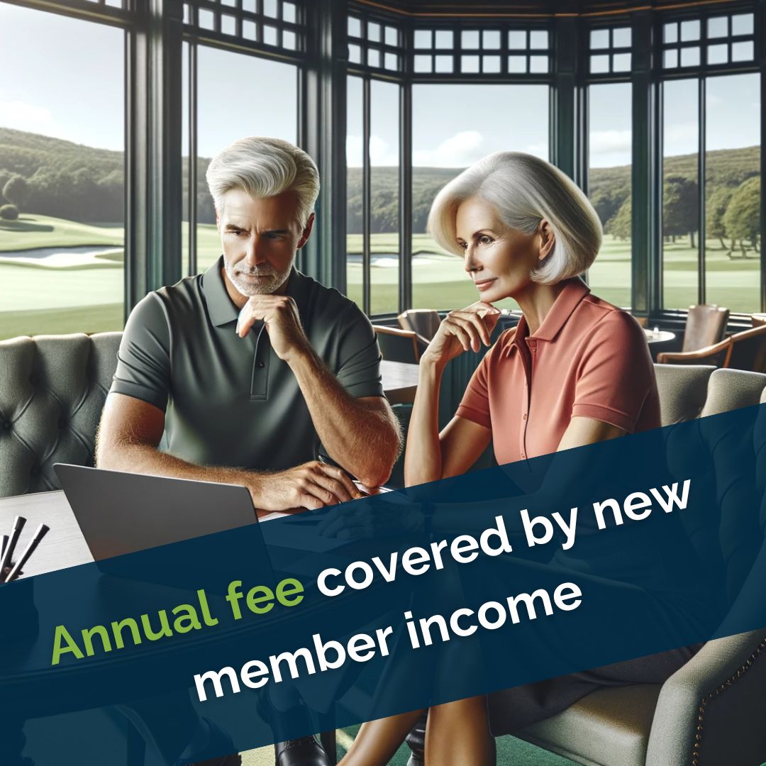 If you are interested in our new contra-deal 🤝 you do still pay the annual fee. However, the annual fee isn't paid directly out of your own pockets. Your annual fee is covered by new member income. #playmoregolf #contradeal #flexiblemembership