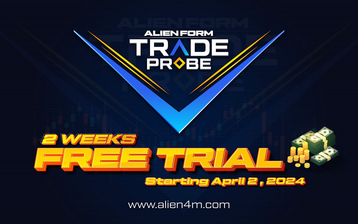 alien_4m's tweet photo. 🔴 #AlienForm Trade Probe’s 2-week trial is now live! 🪐🔎

From now until April 16, everyone is eligible to use this high-accuracy signal tool as much as they want to!

Once the trial period is over, users will be required to hold a minimum of 1M #A4M, and pay a $50/month (or $500/annual) subscription fee for access.

Visit https://t.co/stkvLf176J to connect a wallet and get started!

Meanwhile, join us daily on YouTube at https://t.co/UnIDDd2IBC as our #A4MU team hosts live trade talks and explains step by step how to use the #TradeProbe.

Don’t miss out on this opportunity to make some easy profits for free using utility from out of this world! 👽