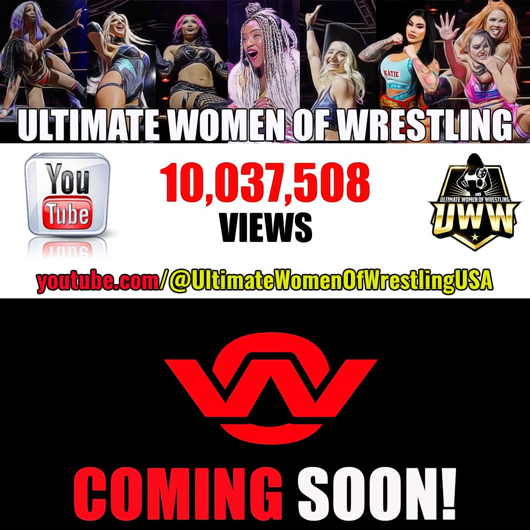 Big news is on the horizon, but first, we want to extend a huge THANK YOU to all our amazing supporters for helping UWW surpass 10 million views on YouTube! We can’t wait to share our exciting announcement with you soon! Stay tuned!