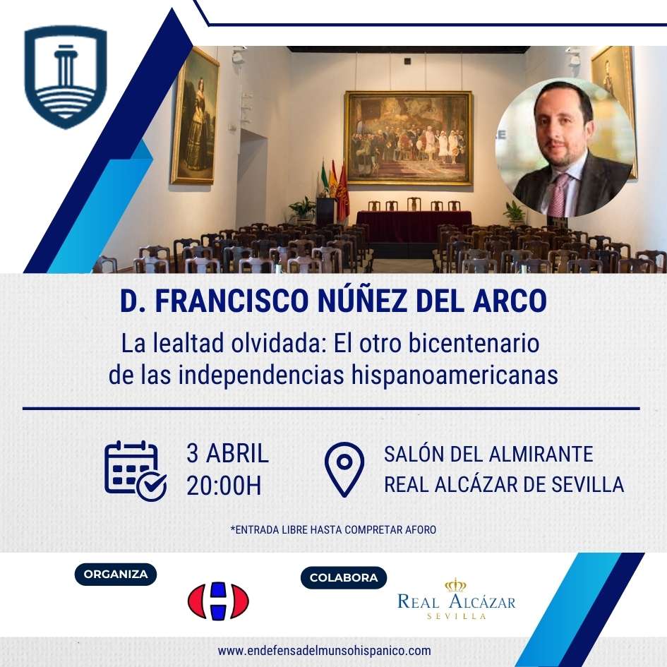 ¡Buen Pastor con la cultura! 

Conferencia "La lealtad olvidada: El otro bicentenario de las independencias hispanoamericanas" por <a href="/SimpliciterPaco/">Francisco Núñez del Arco Proaño</a>

📅 Miércoles 3 de abril a las 20:00h 📍 Salón del Almirante, del Real Alcázar de Sevilla.
Organiza: <a href="/MundoHispanico/">Plataforma en Defensa Del Mundo Hispánico</a>

¡Os esperamos!