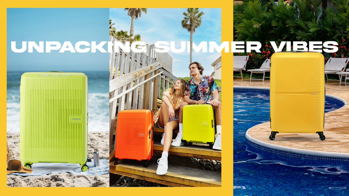 We’re ready to beat the heat with some incredible #SummerVibes! ✨️🔥 What are you waiting for? Let the good times roll!🤩🙌 #AmericanTourister #AmericanTouristerIndia #TravelWithAmericanTourister #HolidayMode #VacationTime #HappyHolidays #SummerInMyPocket
