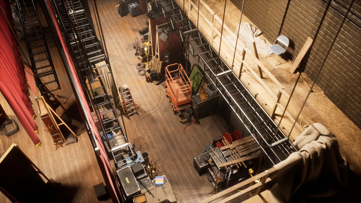 maartenjhof's tweet image. My theater environment is finally done! It was quite a challenge to make a relatively normal environment look and feel interesting without making it abandoned. It's also available on the UE Marketplace now. Link in the first comment!
