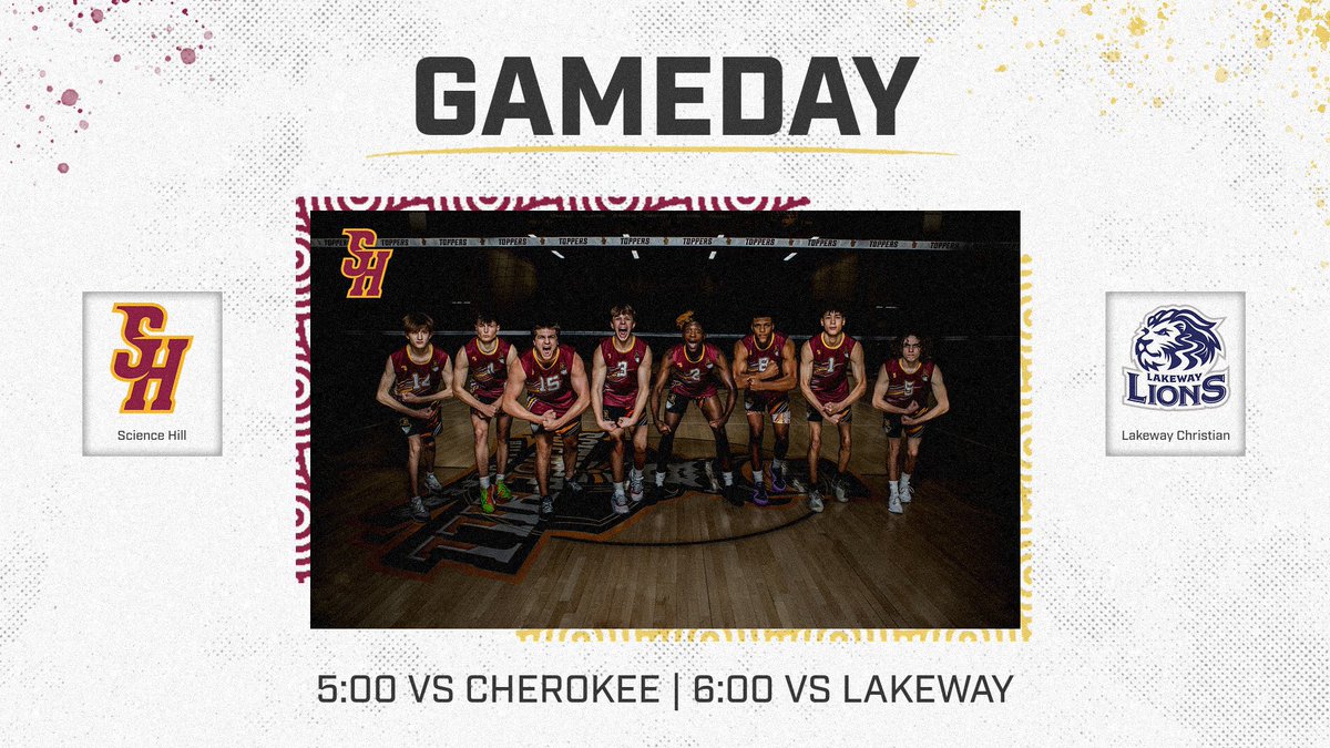 🎩🏐GAMEDAY🎩🏐
•
•
📍Lakeway 
⏰ 5:00 vs Cherokee | 6:00 vs Lakeway
•
•
 #gotoppers #toppervolleyball #mensvolleyball #tssaa #tfl #shhs #toppers #2024season