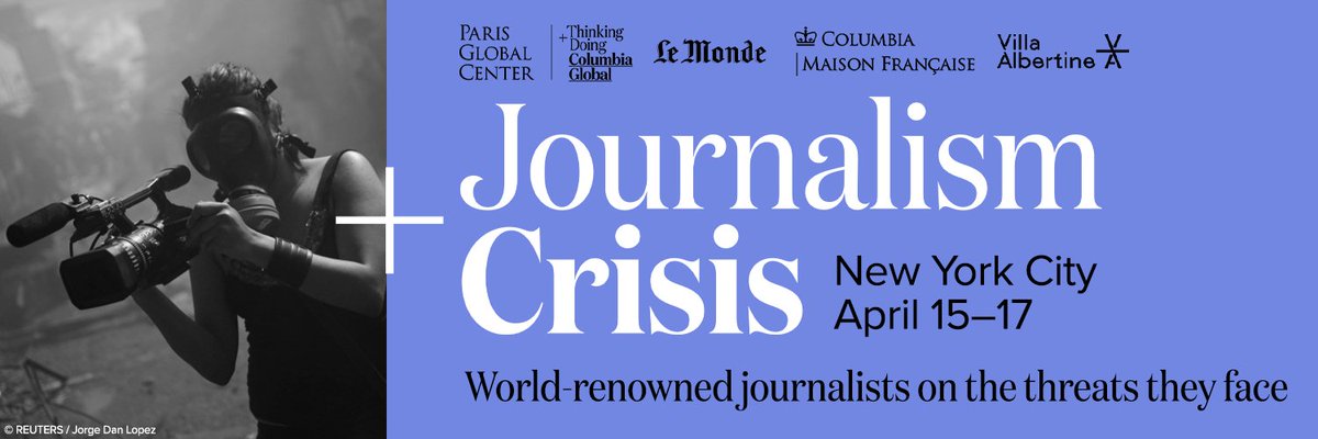 Le Monde in English (@lemonde_en) on Twitter photo 🗞️ Interested in exploring the most critical questions facing journalists today?
🗽 Join Le Monde in English and <a href="/Columbia/">Columbia University</a> University in New York City on April 15-17 for a special event series on #JournalismAndCrisis.
More info + registration here ⬇️
lemde.fr/3UbdyLD 🗞️ Interested in exploring the most critical questions facing journalists today?
🗽 Join Le Monde in English and <a href="/Columbia/">Columbia University</a> University in New York City on April 15-17 for a special event series on #JournalismAndCrisis.
More info + registration here ⬇️
lemde.fr/3UbdyLD