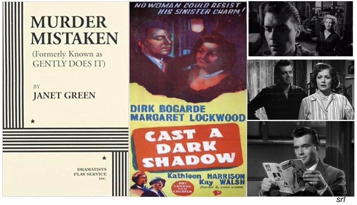 4:15pm TODAY on @TalkingPicsTV  👌One to Watch👌

The 1955 #FilmNoir #Thriller film🎥 “Cast a Dark Shadow” directed by #LewisGilbert from a screenplay by #JohnCresswell 

Based on #JanetGreen’s 1952 play🎭 “Murder Mistaken”

🌟#DirkBogarde #MargaretLockwood #KayWalsh