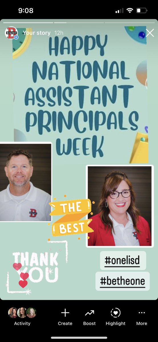 #betheone #onelisd these two are some of the best around! #NationalAssistantPrincipalsWeek