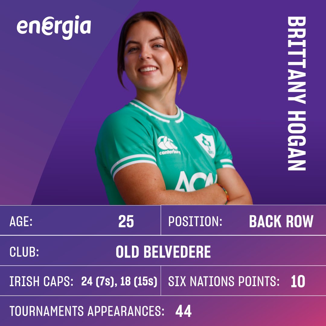 We haven't seen the best of Brittany Hogan yet - as she joins the Ireland Women's Rugby Team, we #ThinkOfThePossibilities that she'll bring on the field! ☘🏉