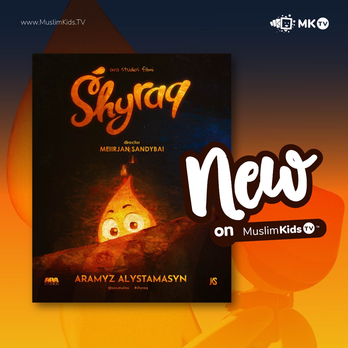 A story about a little candle who lives in an attic and is extremely afraid of people. The Candle must overcome his fear and save his friend.

Watch the short animated  film on MuslimKids.TV!

#muslimkidstv #shyraq