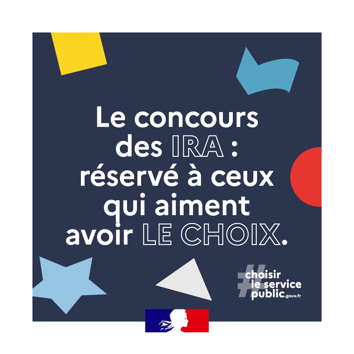 Les inscriptions au concours sont ouvertes jusqu'au 22 avril : ne perdez plus de temps !
Passez le concours de l’IRA de Lyon. 
Une formation rémunérée de 8 mois et des postes proposés  dans tous les ministères. 
lnkd.in/eyJxSaQT
#choisirleservicepublic
#concours