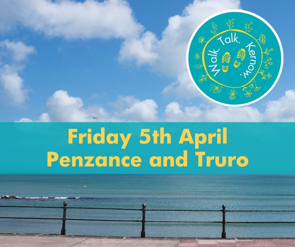 We have two Walk Talk Kernow events this Friday. Remember these bereavement support groups a free to attend are for adults across Cornwall. There does not need to be a connection to our hospices and there is no timescale for your loss. cornwallhospicecare.co.uk/our-community-…