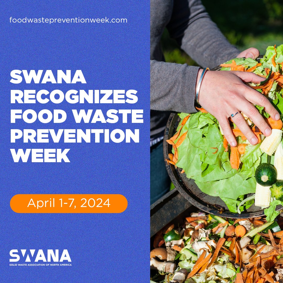 In line with Food Waste Prevention Week, SWANA strives to reduce food waste and create a more sustainable future. Check out the resources and events at foodwastepreventionweek.com and learn how you can make a difference in your community. Together, we can minimize waste, save money,…