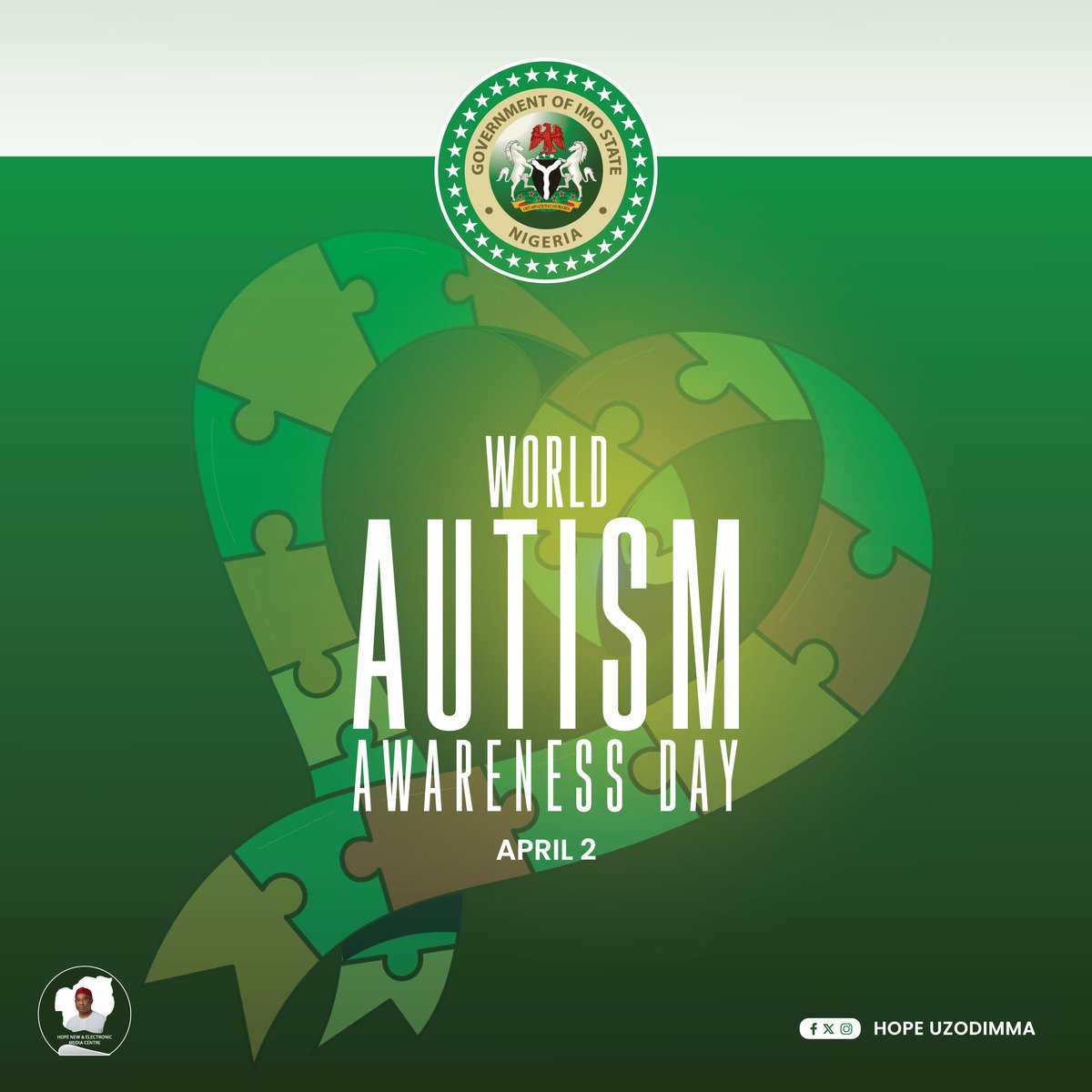 As we commemorate World Autism Awareness Day #WAAW24, let us recognize the critical role early detection plays in nurturing our children's development. It is imperative for parents and caregivers to be proactive in identifying and supporting children with autism. 

While we…