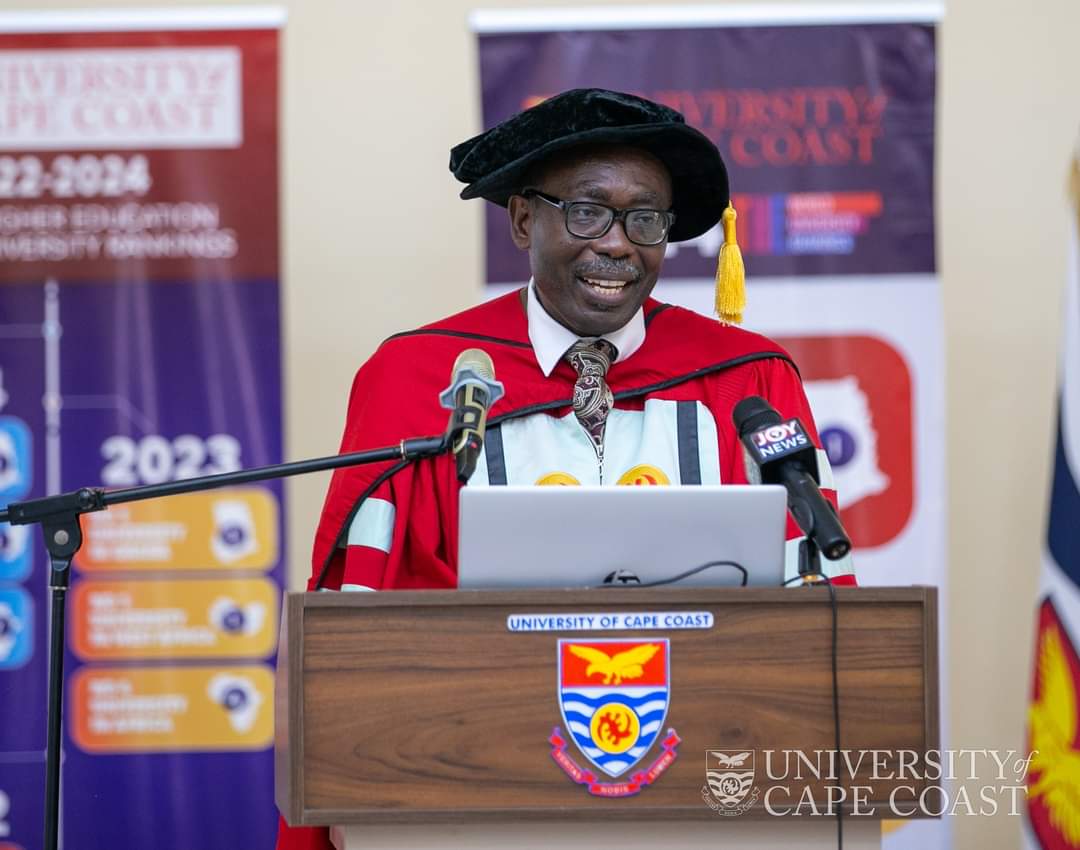Prof. Ernest Kofi Davis delivers inaugural lecture on the theme: “Socio-cultural Issues: A Missing Ingredient in Mathematics Curriculum Development and Delivery in Ghana.”