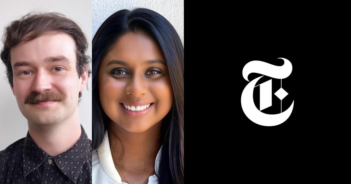 We're excited to welcome Seth Kelley and Priya Mathew to our coming interview franchise. nytco.com/press/seth-kel…