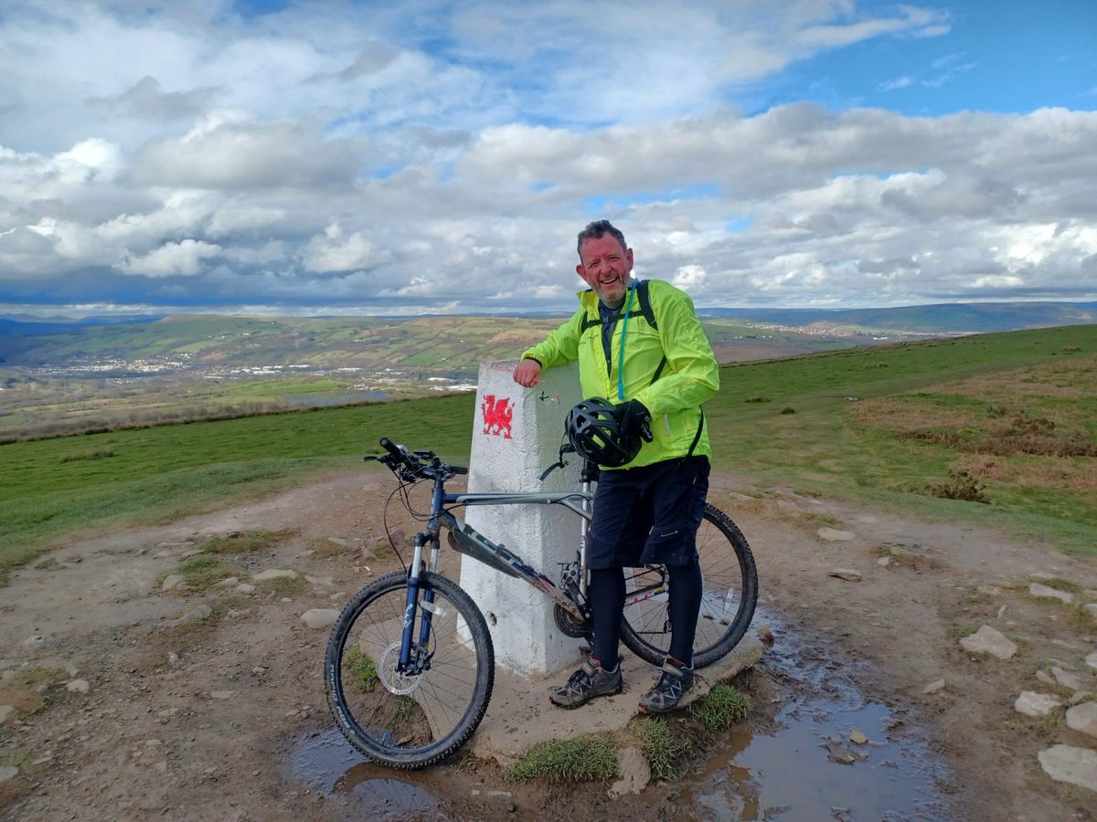 Yesterday's training for June's #bikebootboat challenge for @tyhafan started with a walk followed by a cycle ride to the top of the Garth Hill. Hadn't done that for a while and forgot how tough it was. Here's my Just Giving page if you've got £1 to spare justgiving.com/page/paul-fear…