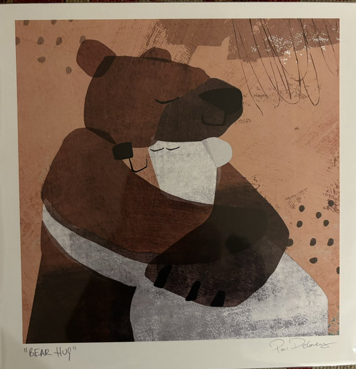 To everyone marking #WorldAutismAcceptanceDay I send a big Bear hug and a thank you!