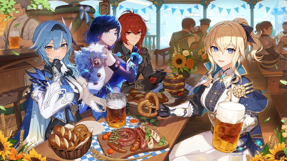 Putting Yeluc in random places: day 16(53) — Oktoberfest (requested by @arlesfemme)