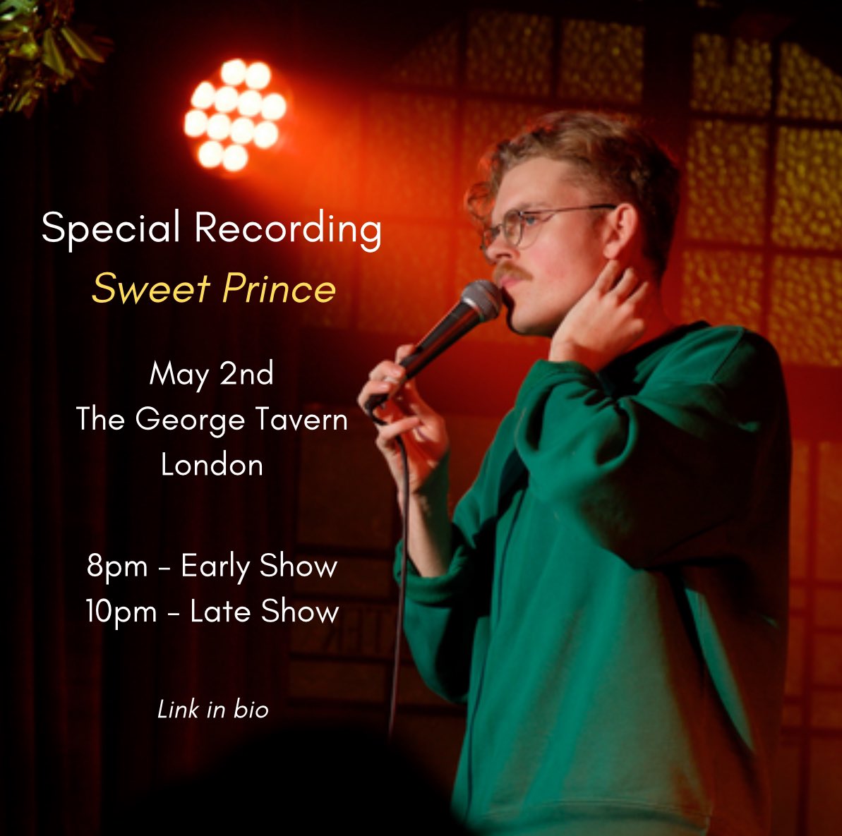 I’m recording my debut special May 2nd! Early show: link.dice.fm/W1727ff904c0 Late show: link.dice.fm/sc9212e629d3