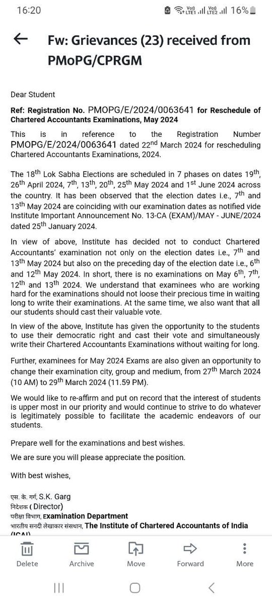 PoonamBaral4's tweet image. #ModiJiHelpCAStudents
@theicai @CaRANJEET @kdhiraj123 @ECISVEEP @SpokespersonECI @anubha1812 @aarchanay @BJP4India @narendramodi @nsitharaman @MCA21India @PMOIndia

#ICAI #icaiexams #caexams #castudents 

Where are our answers?????